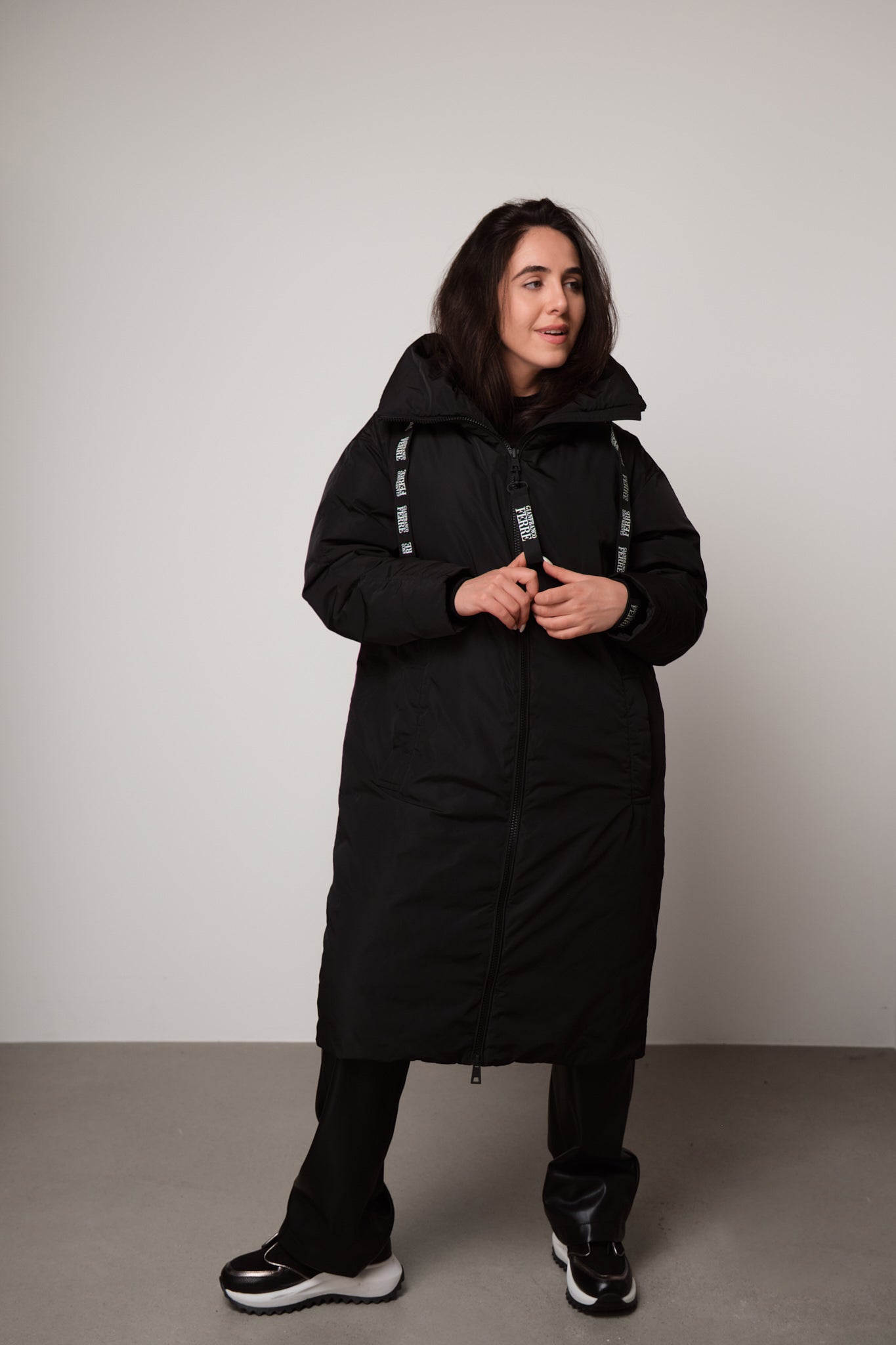 Oversized Long Puffer Coat Black Oversized Long Puffer Coat – Buon Italian Fashion