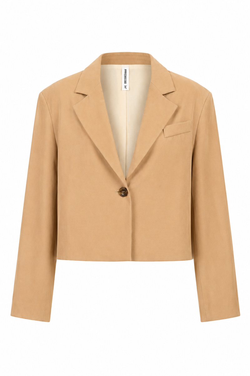 Cropped Oversized Blazer