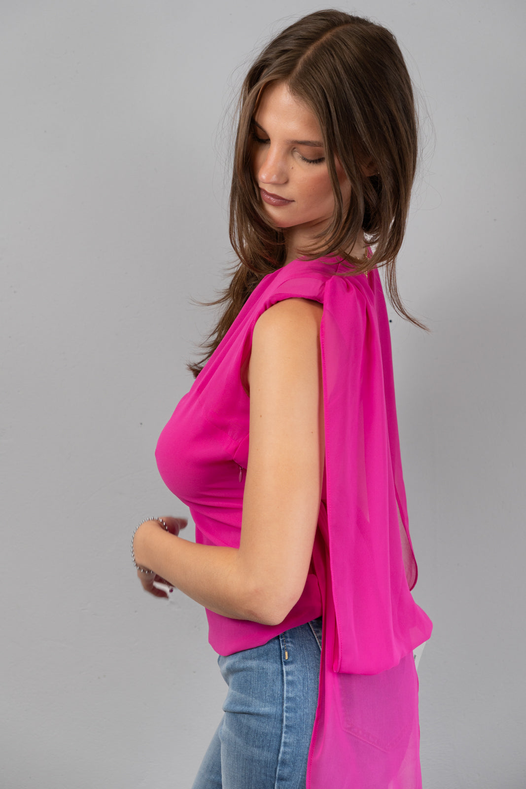 Sheer-Back Top