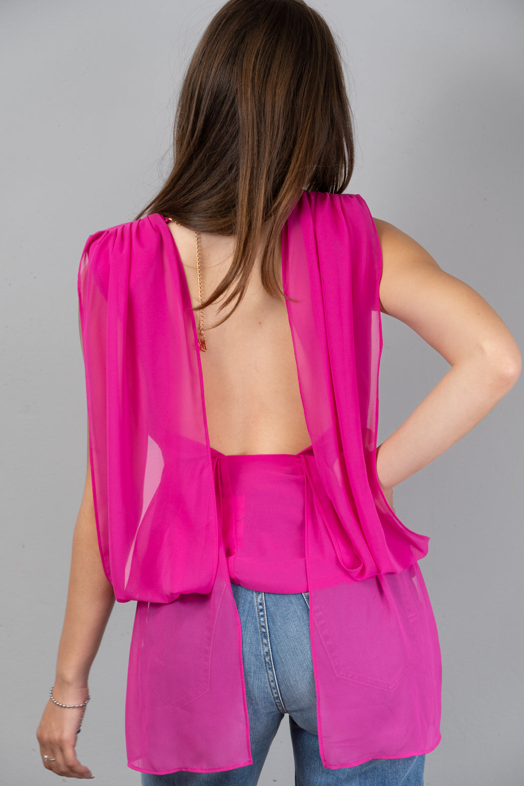 Sheer-Back Top