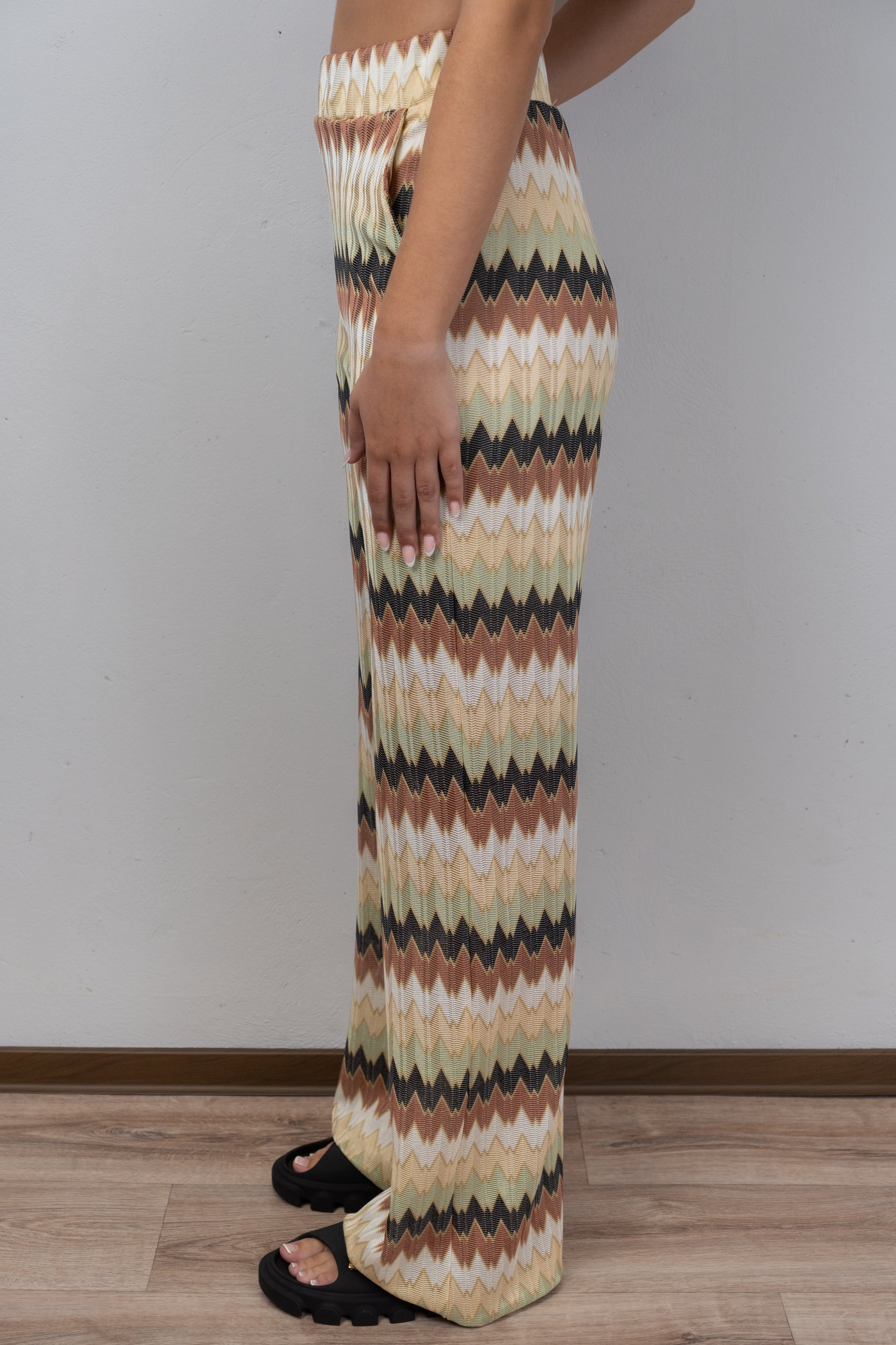 Multi-Coloured Knit Trousers