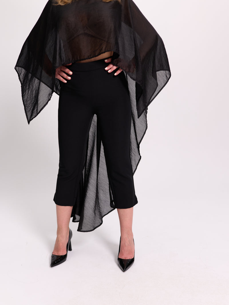 Black Capri Trousers