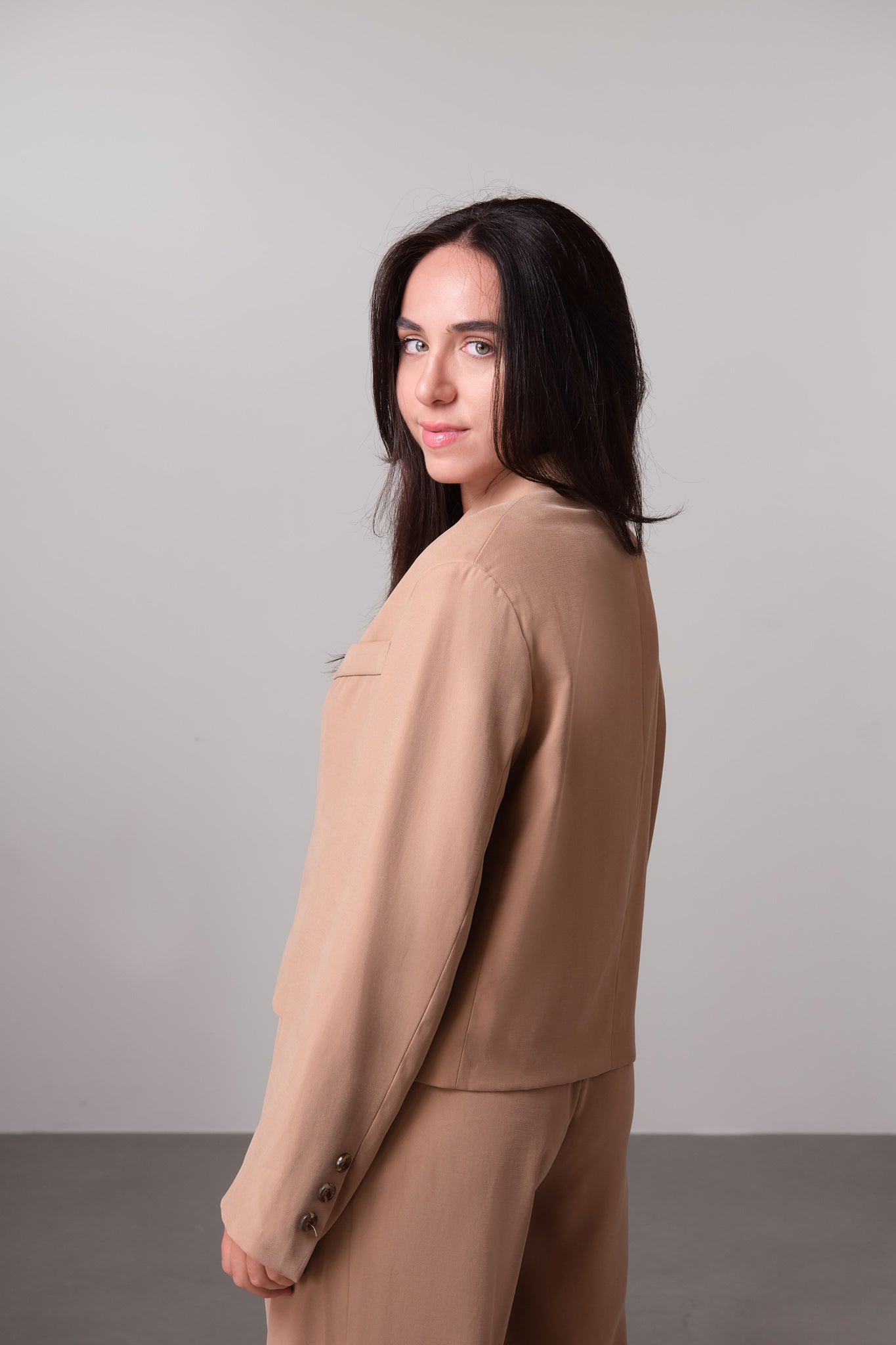 Cropped Oversized Blazer