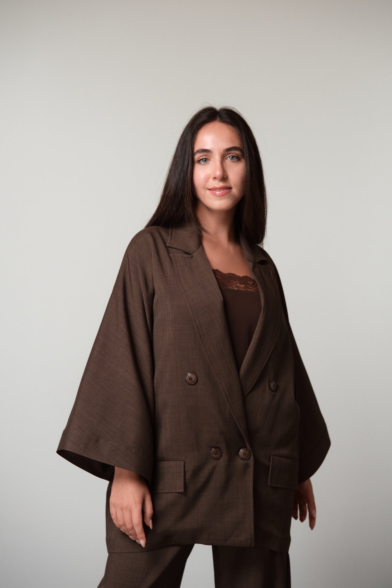 Oversized Double-Breasted Blazer