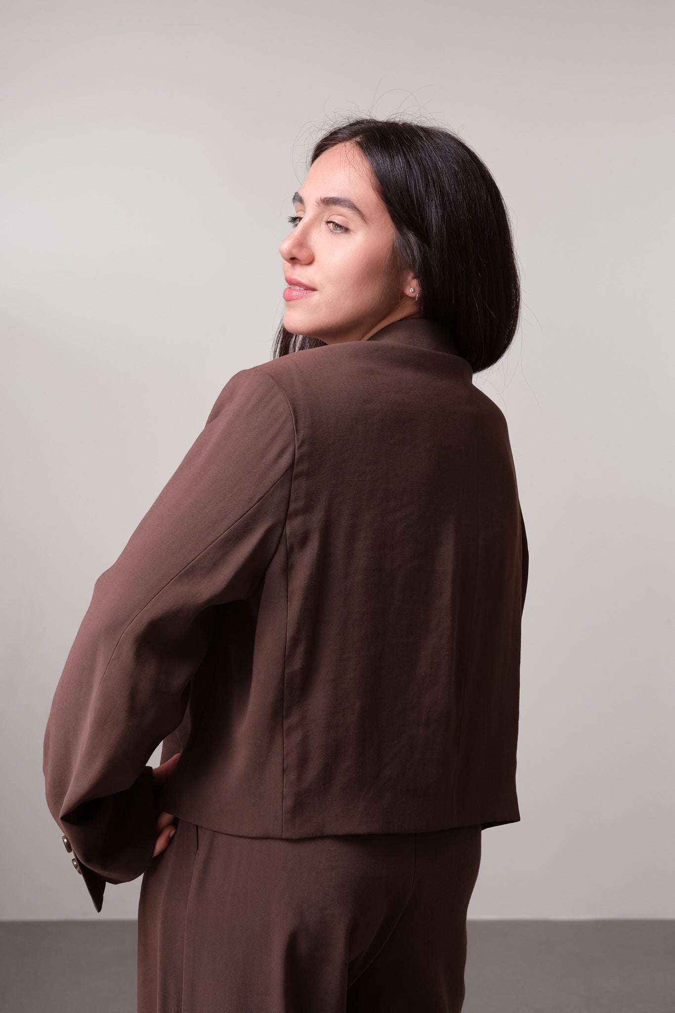 Cropped Oversized Blazer