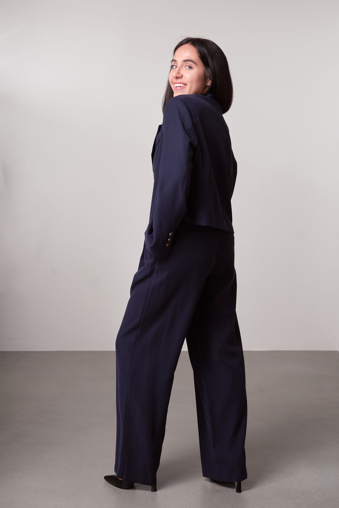 Contrast Waistband Trousers