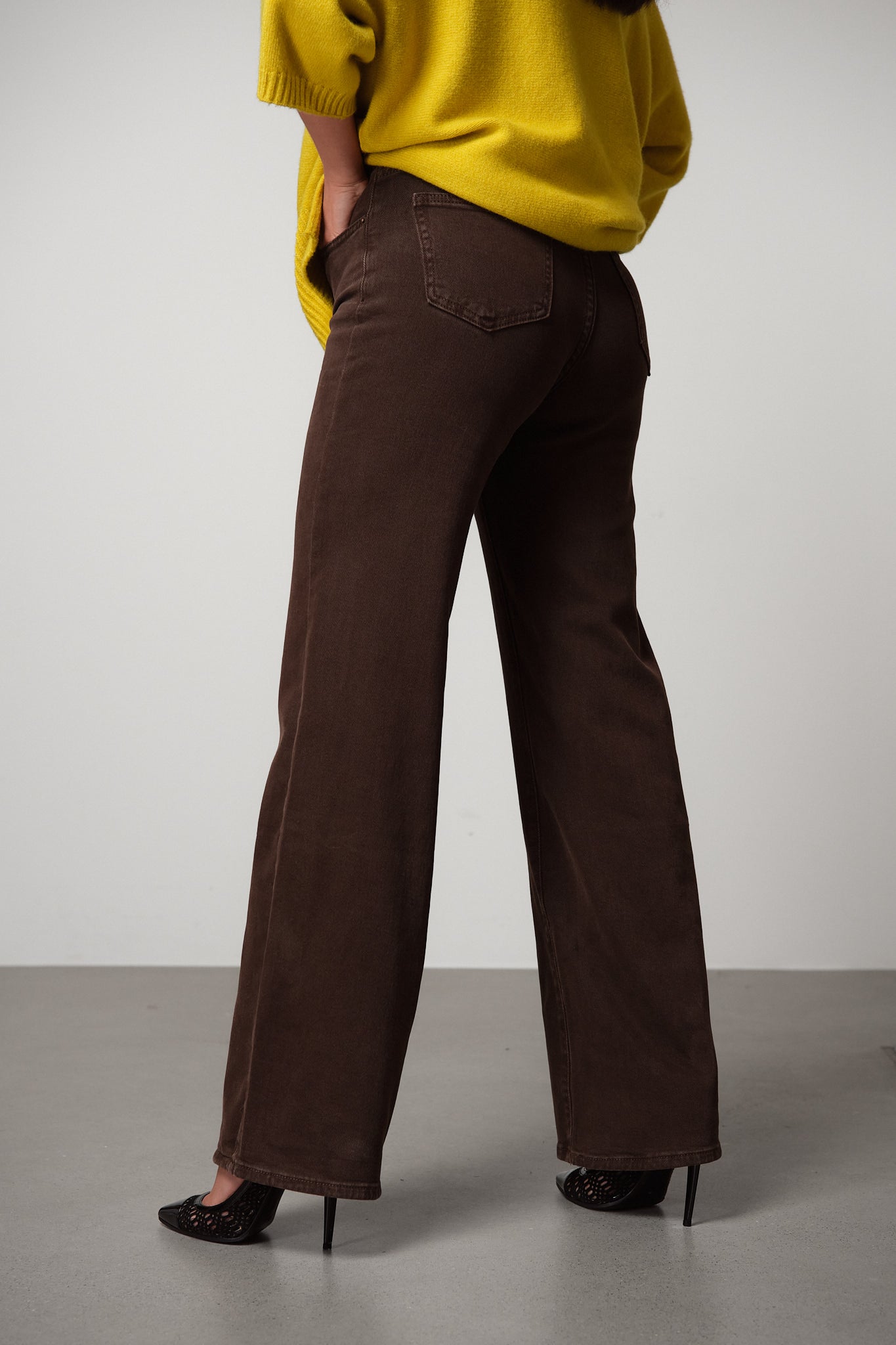 Straight-Leg Jeans with Braided Detail