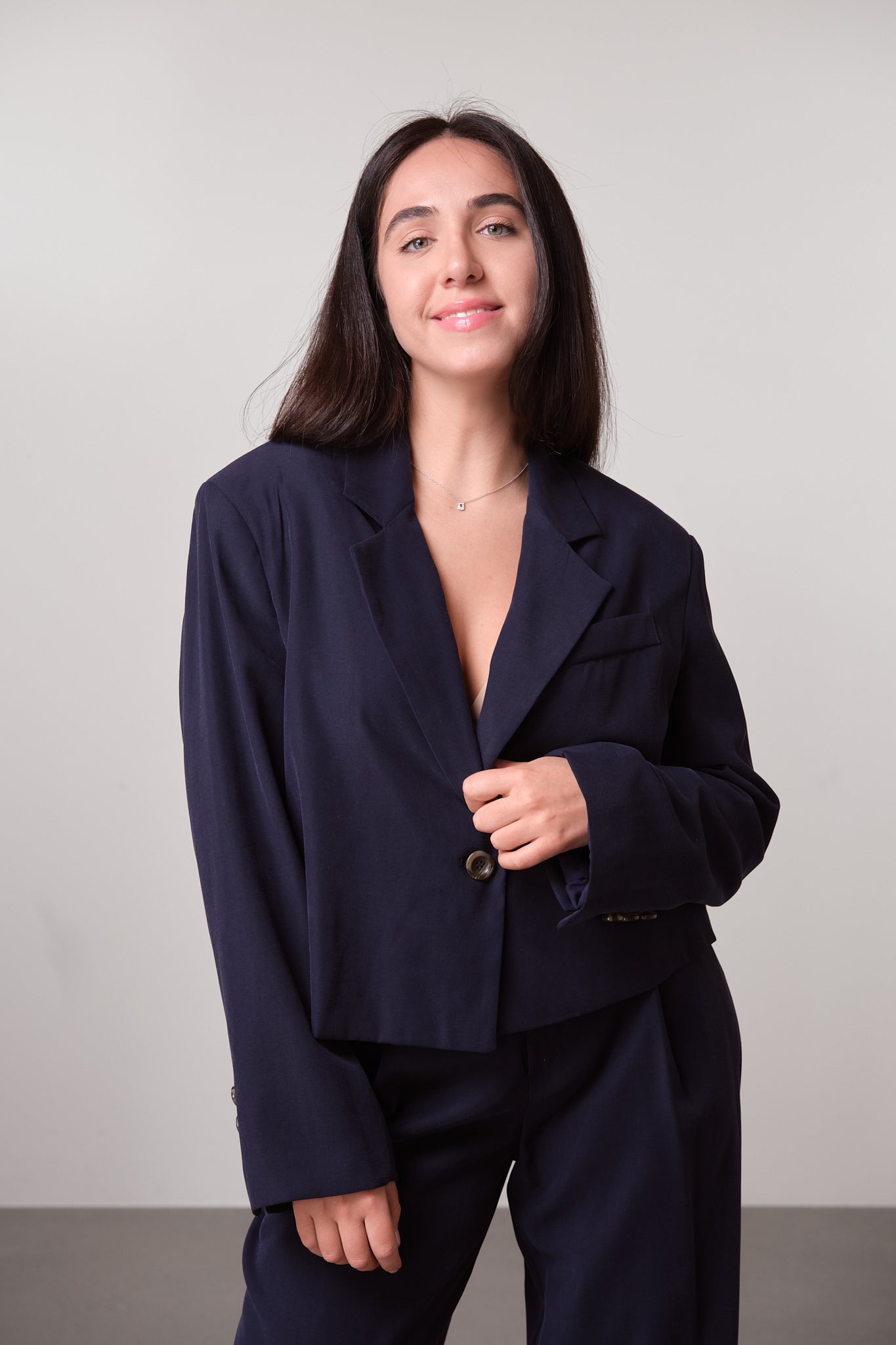 Cropped Oversized Blazer