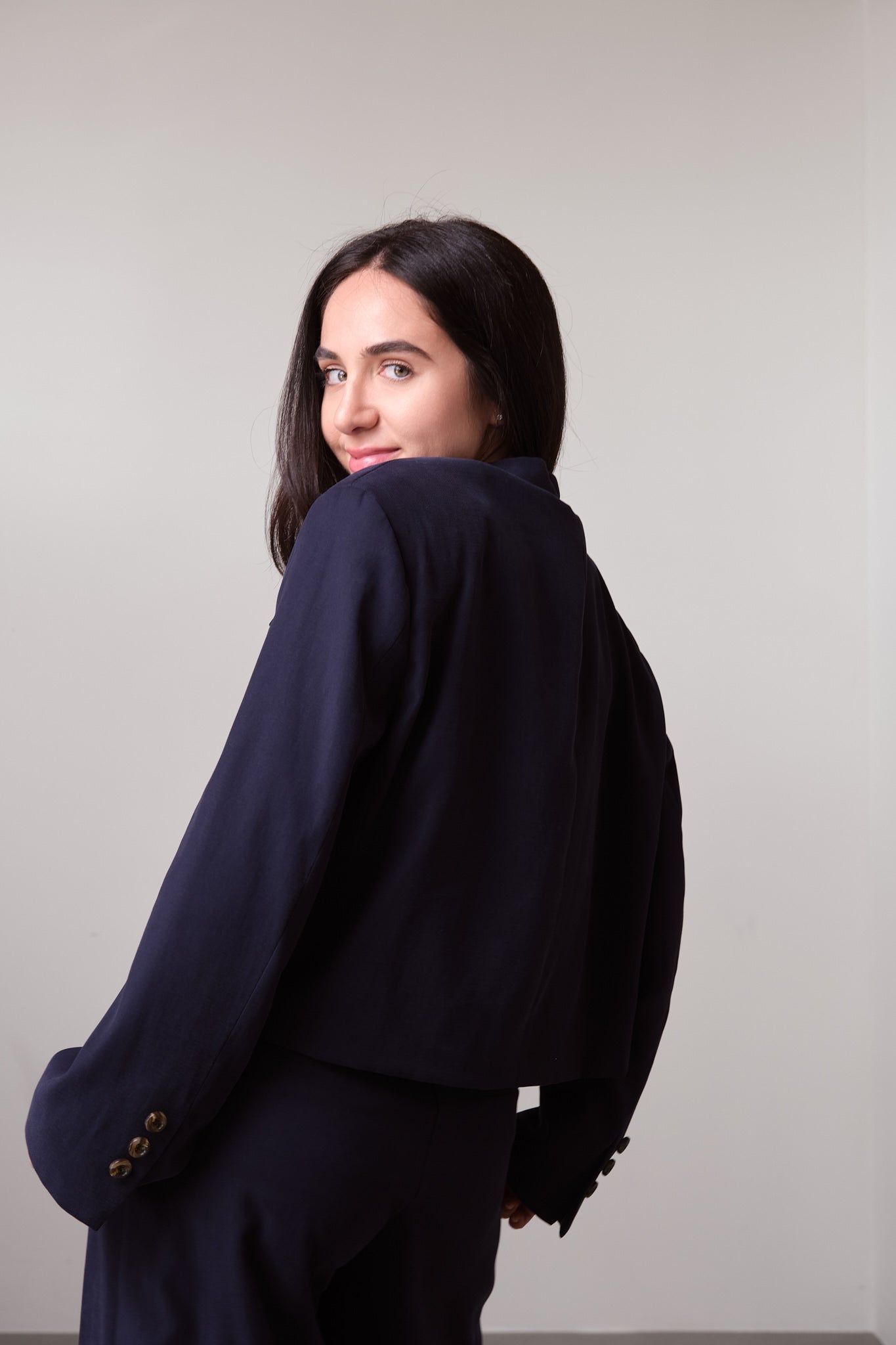 Cropped Oversized Blazer