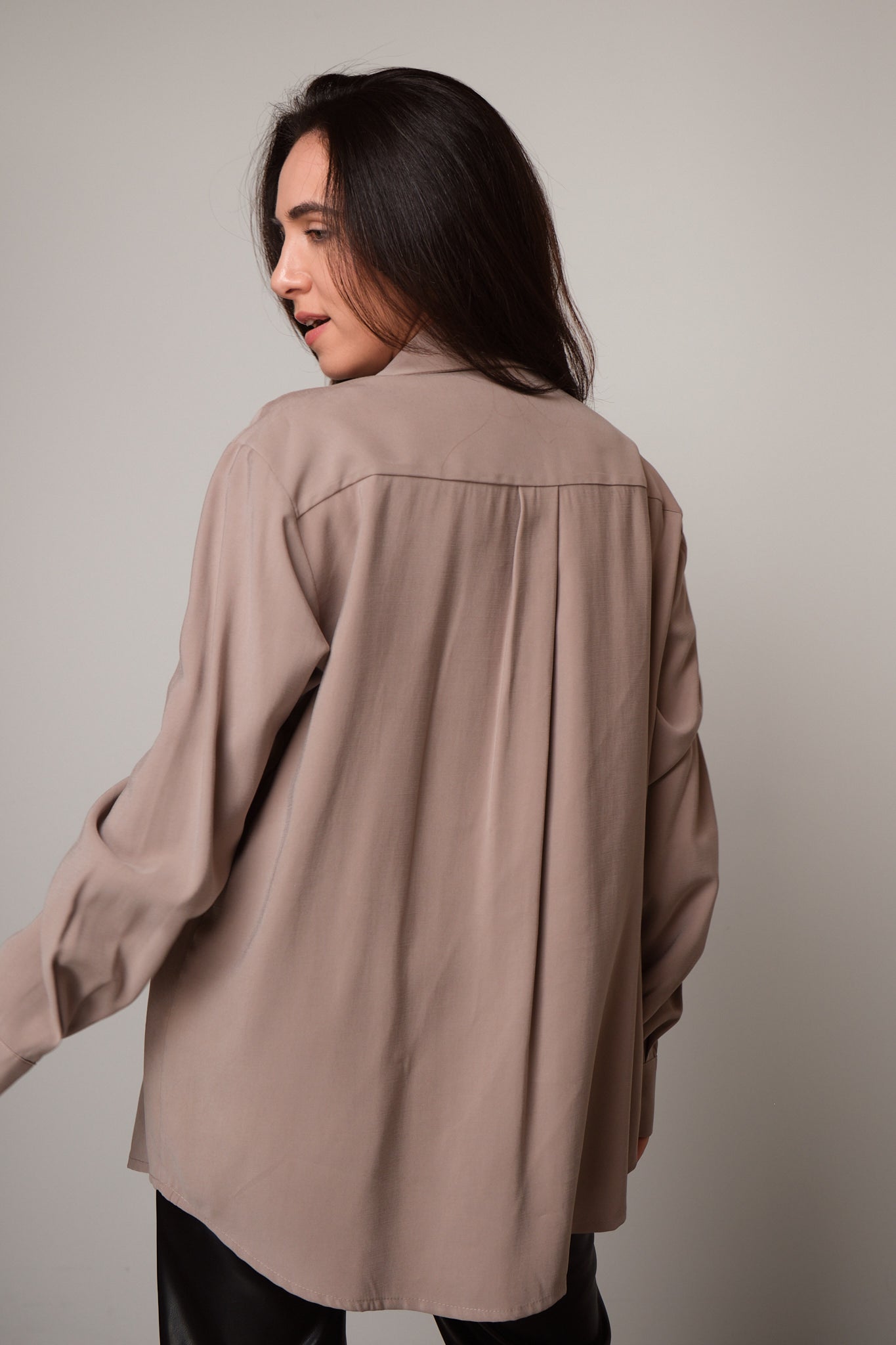 Oversized Button-Down Shirt