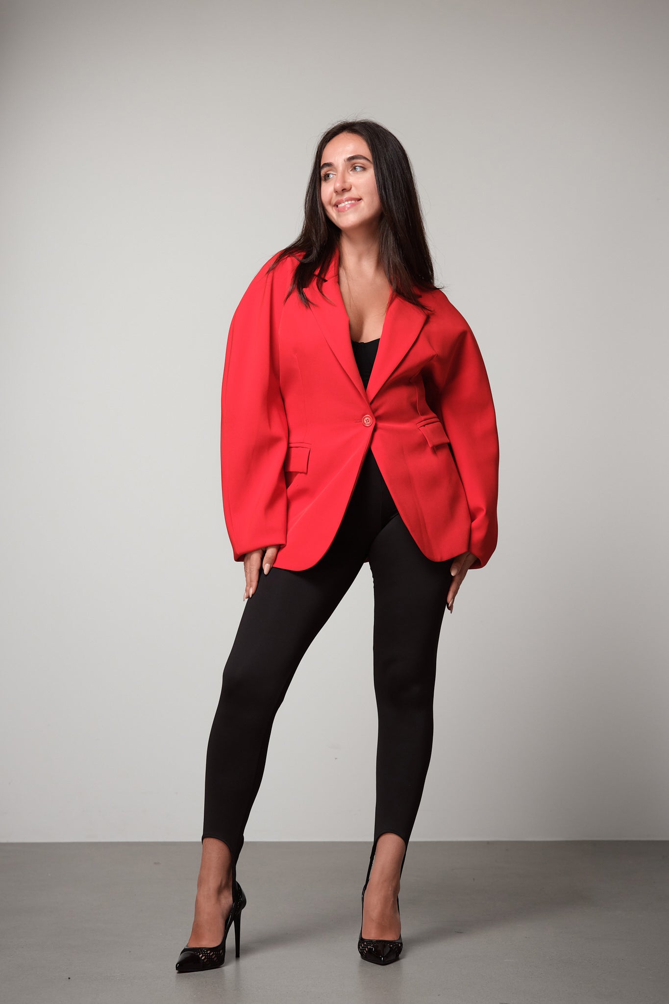 Black Stirrup Leggings