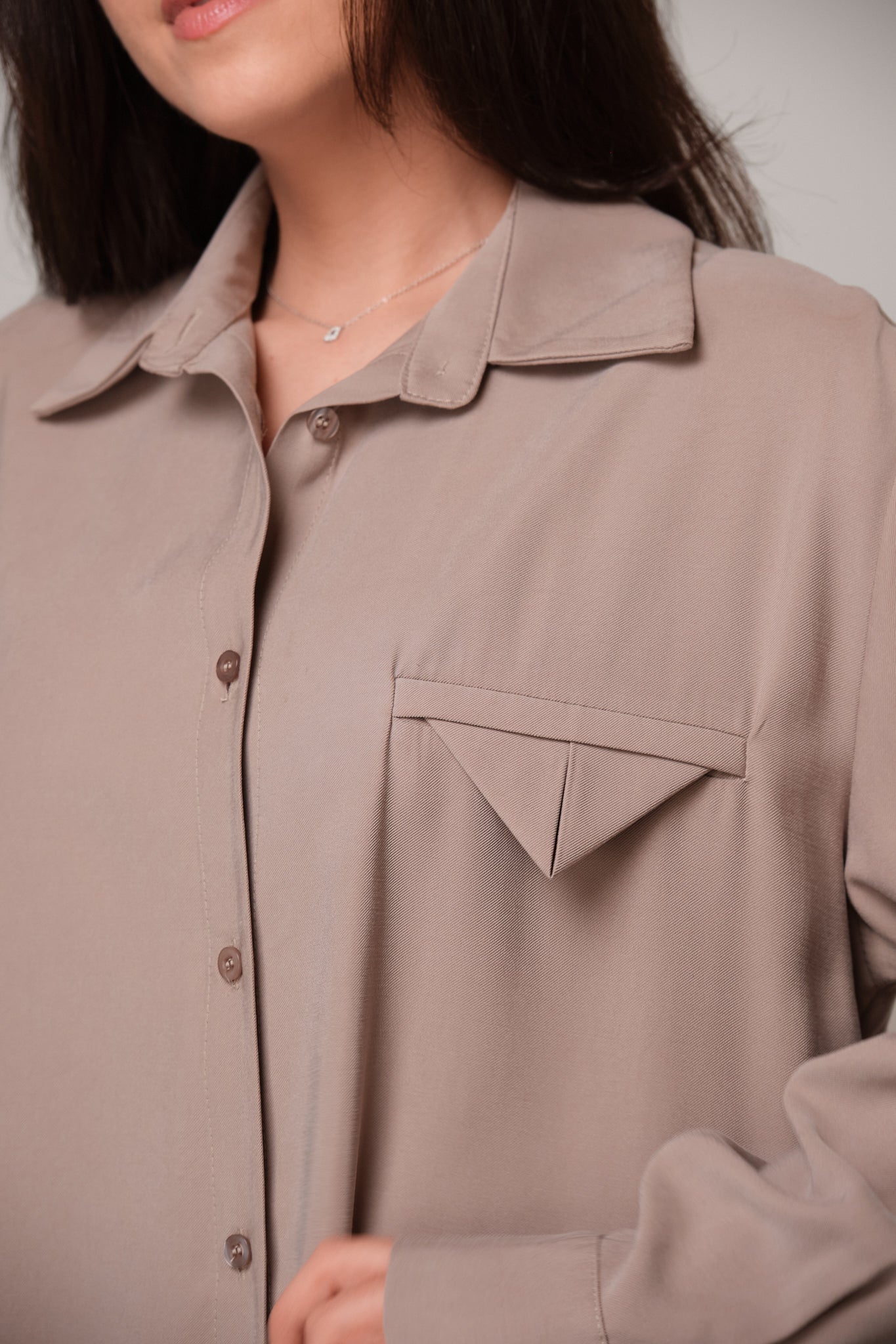 Oversized Button-Down Shirt