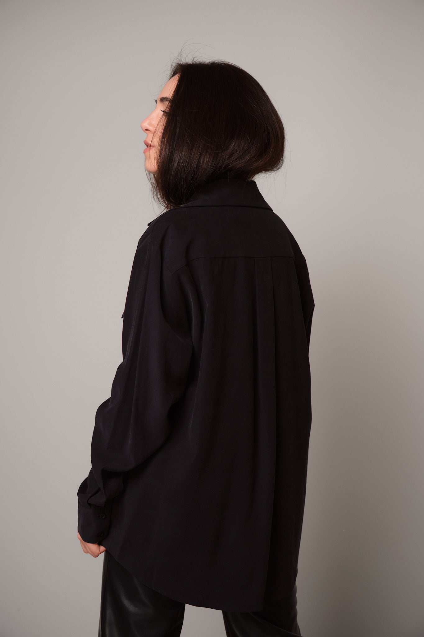 Oversized Button-Down Shirt