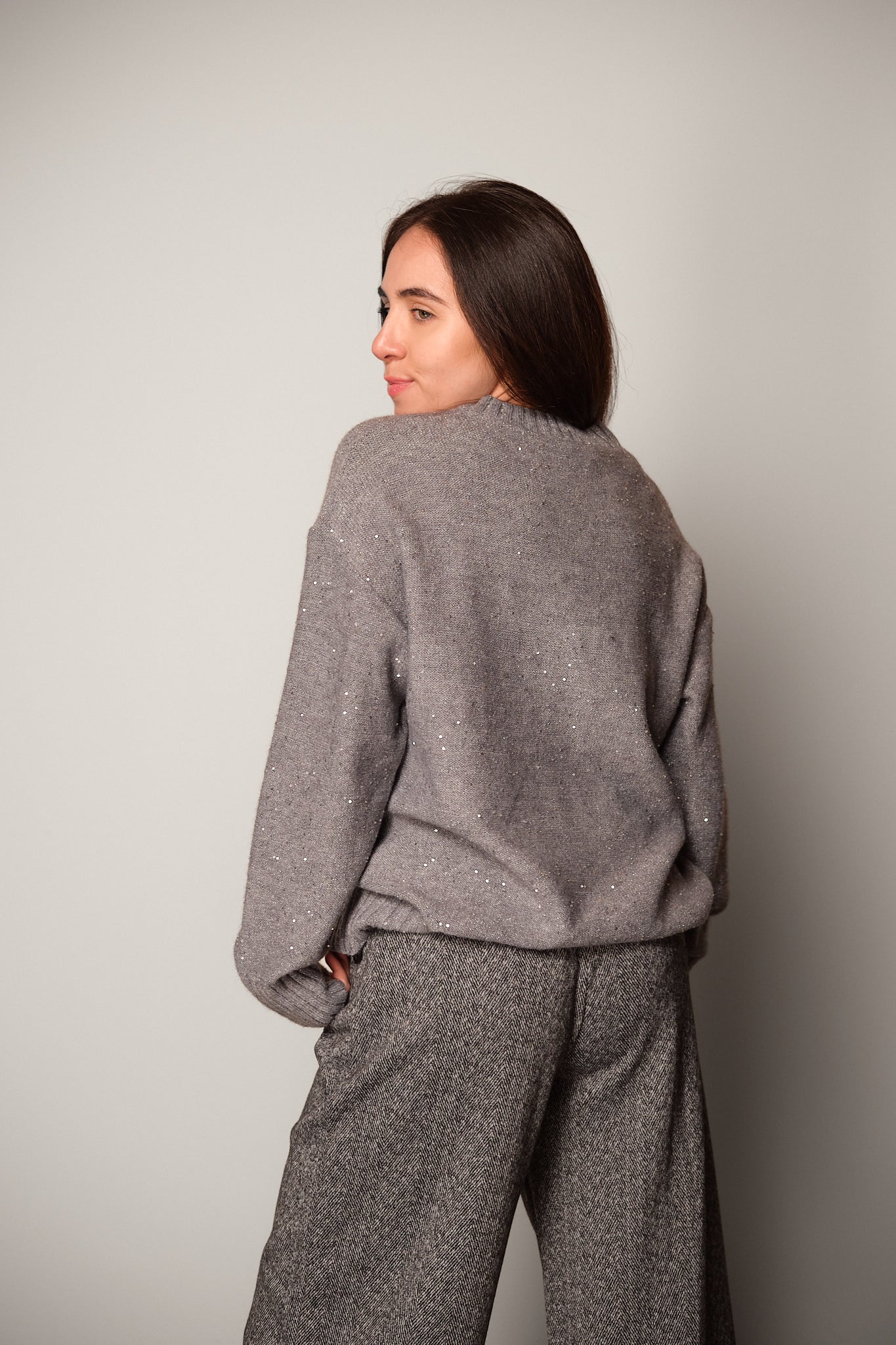 Embellished Knit Sweater