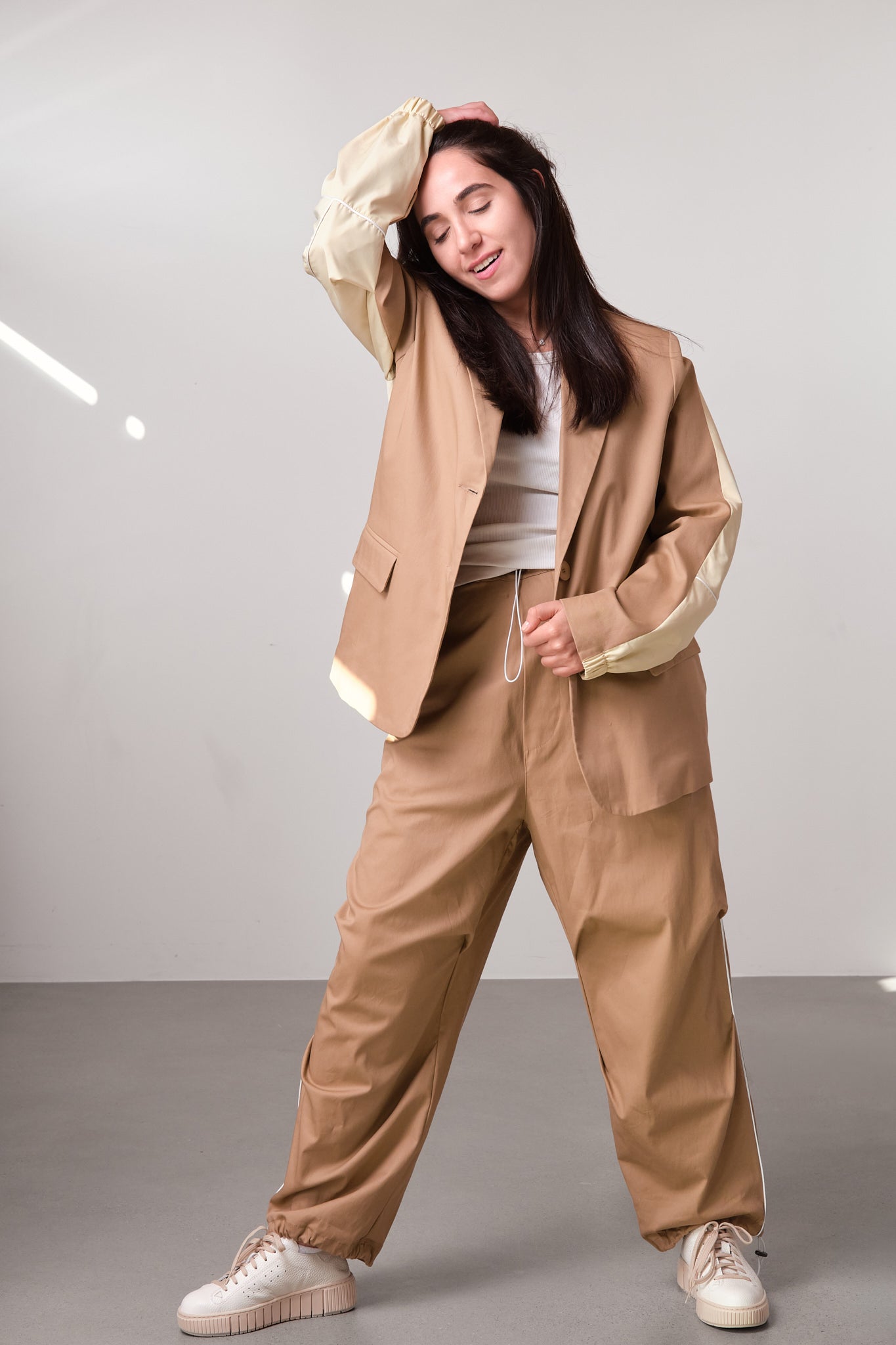 Camel Balloon Trousers