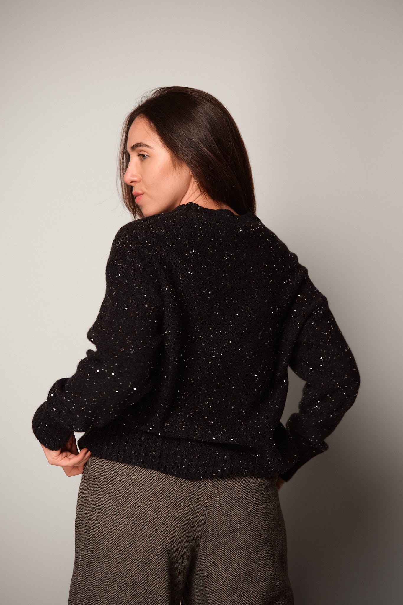 Embellished Knit Sweater