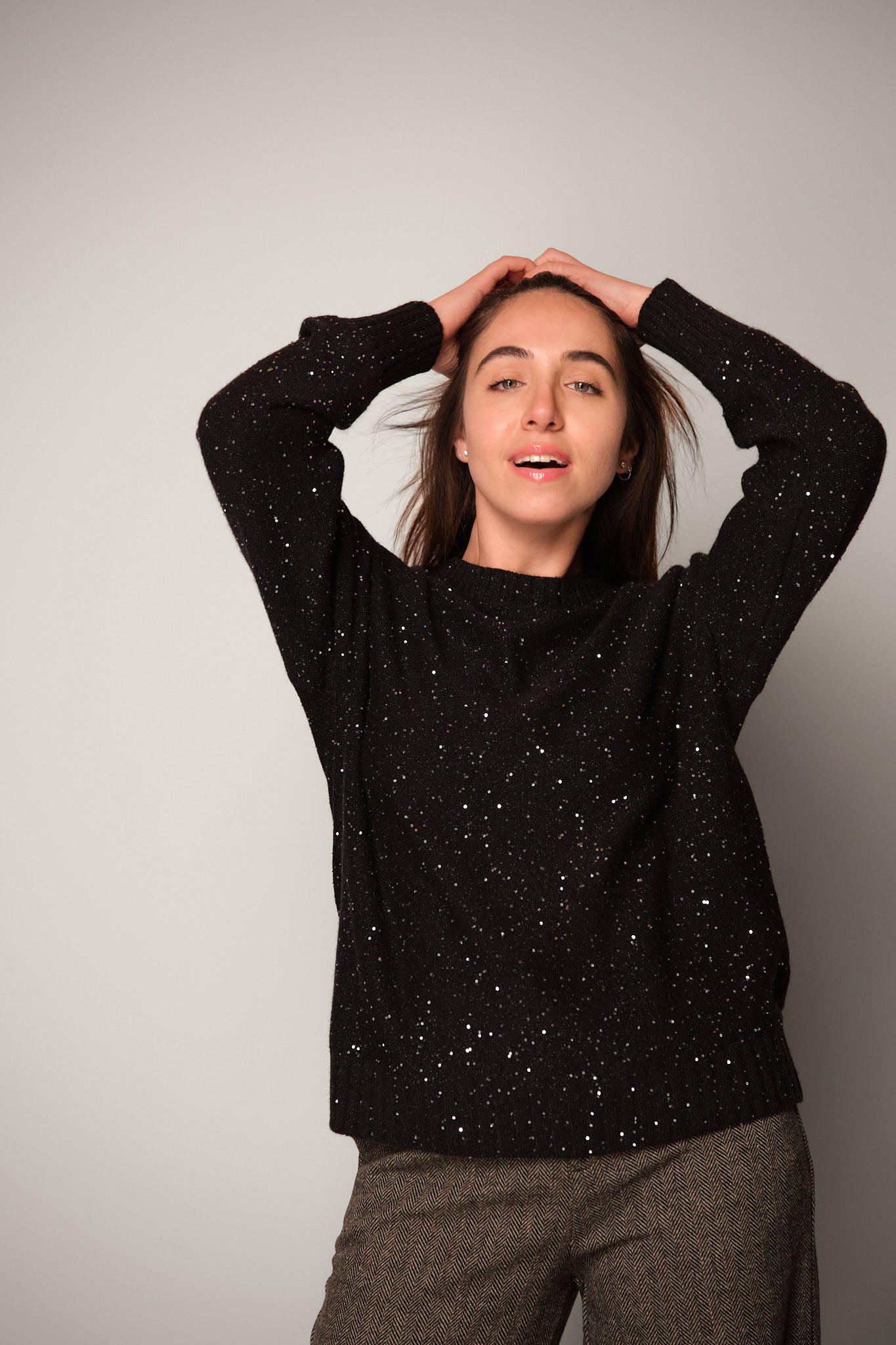 Embellished Knit Sweater