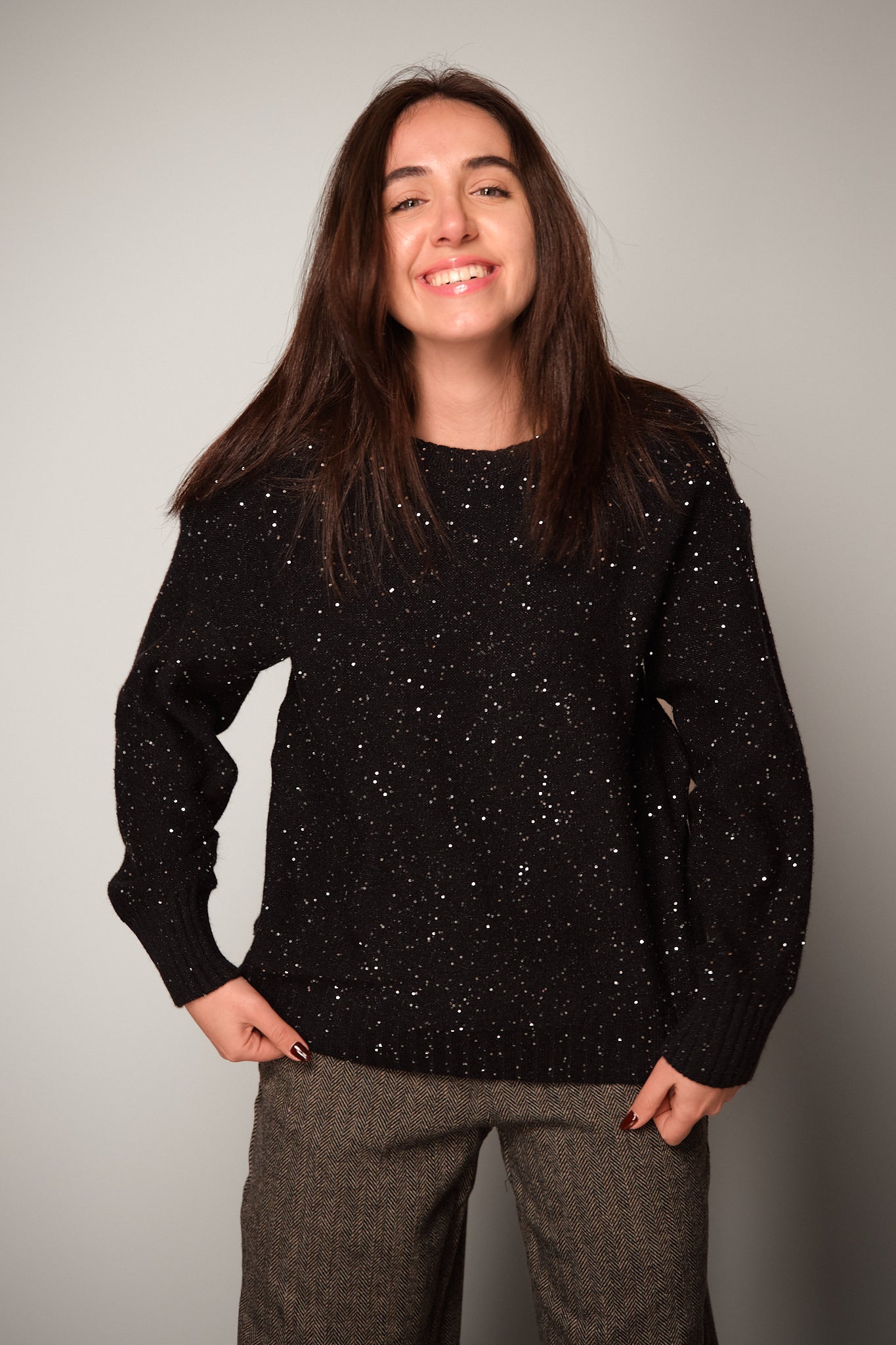 Embellished Knit Sweater