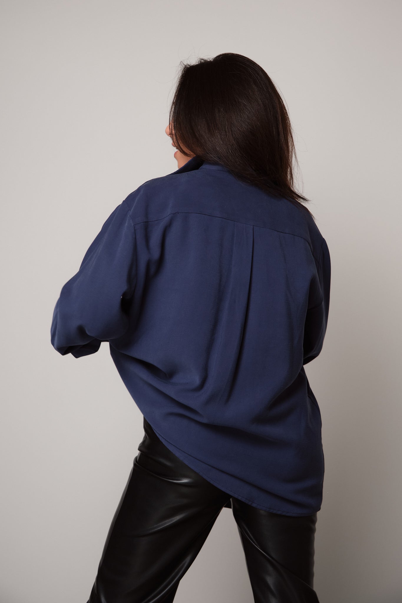 Oversized Button-Down Shirt