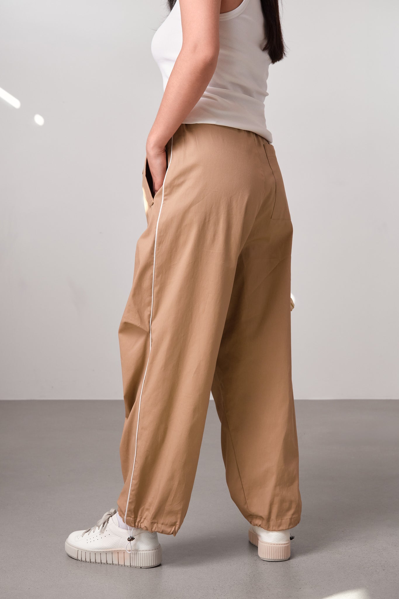 Camel Balloon Trousers