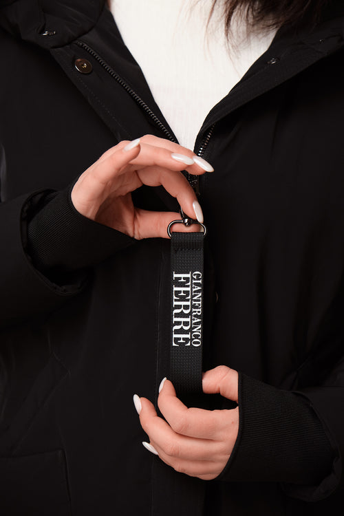 Adjustable-Waist Puffer Coat
