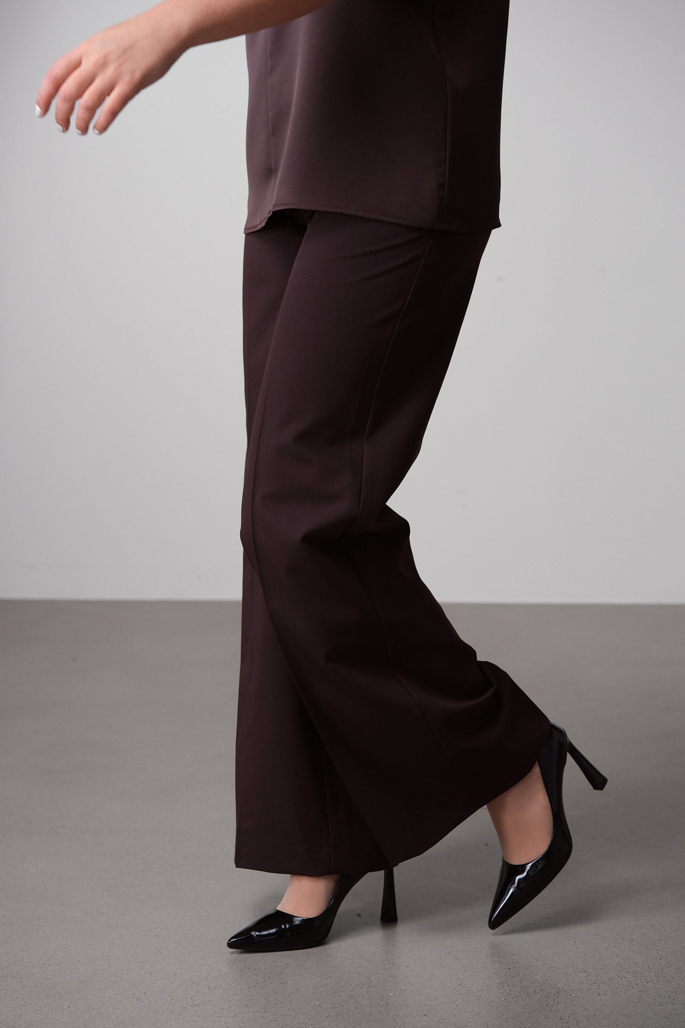 Espresso Column Trousers