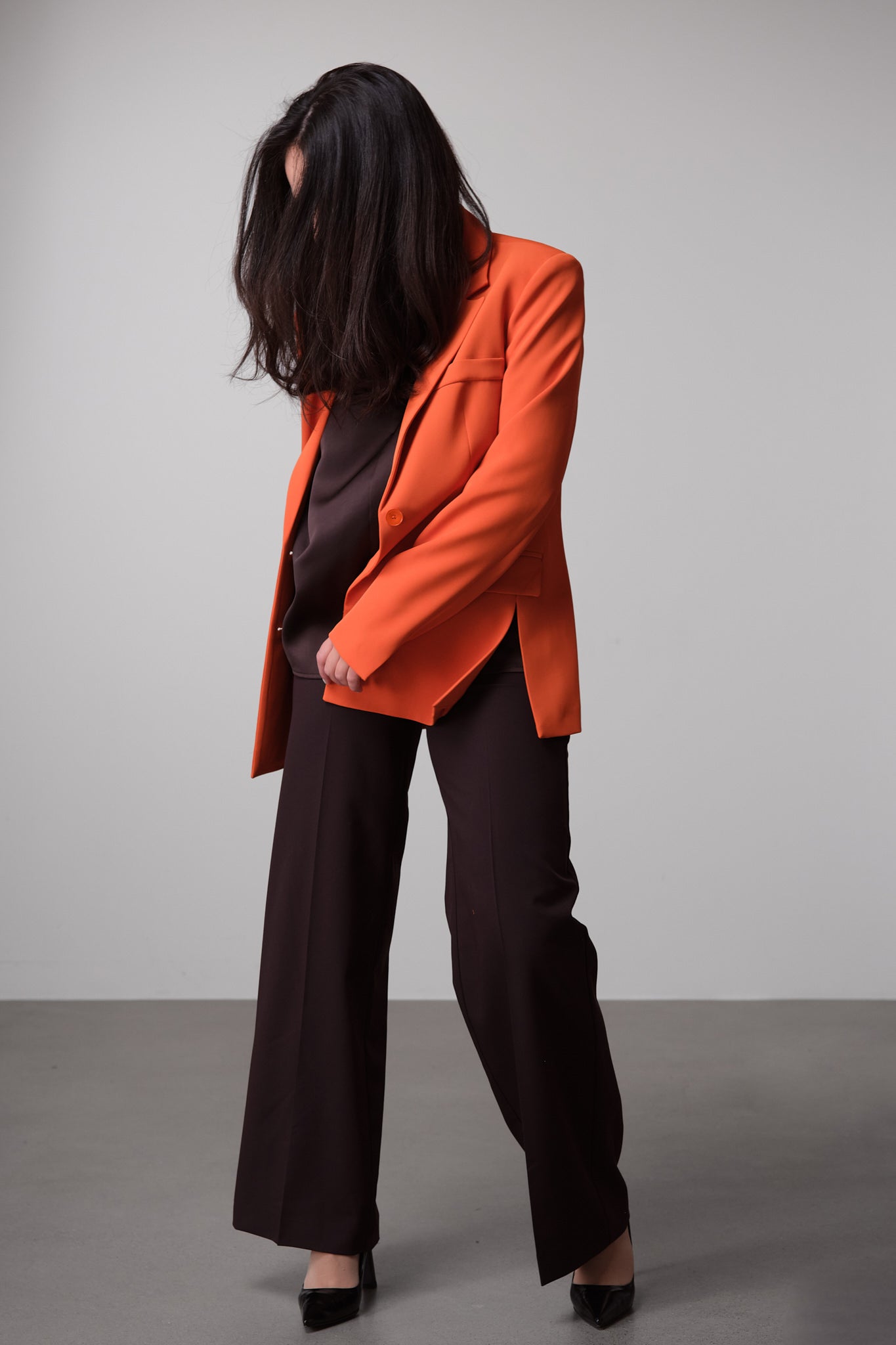 Espresso Column Trousers