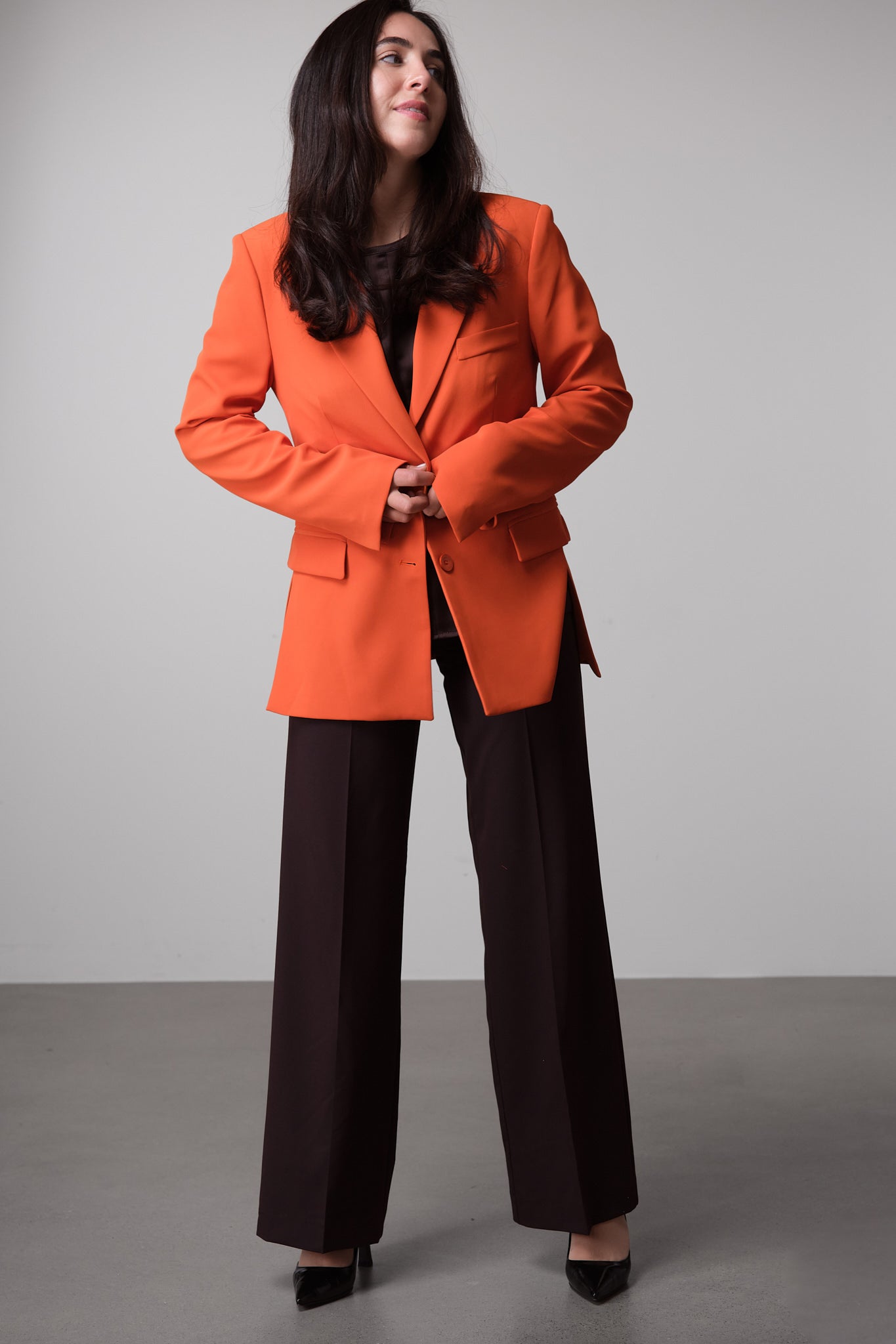 Espresso Column Trousers