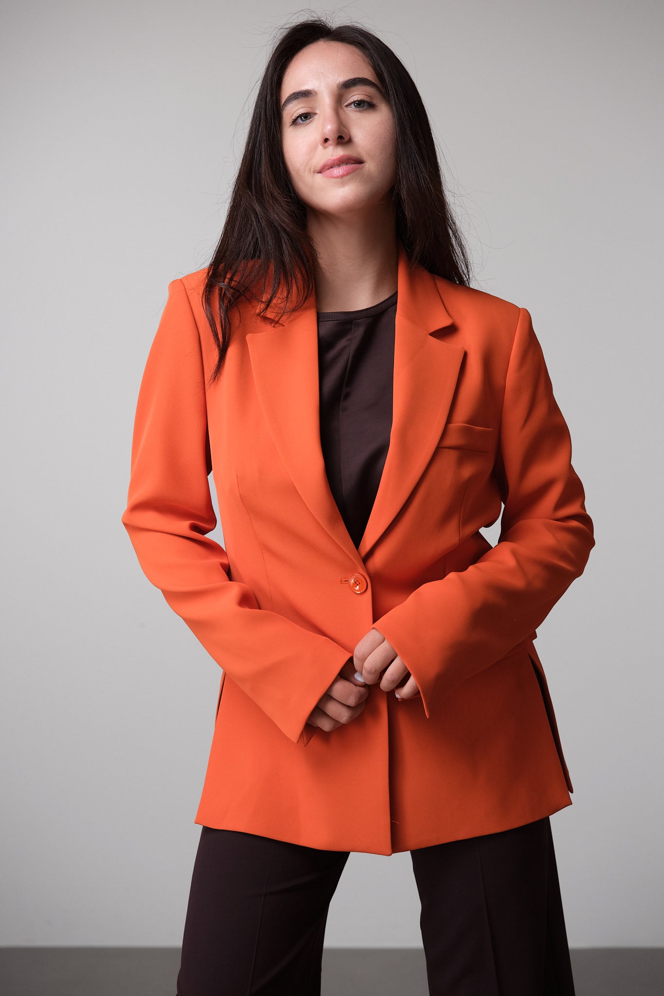 Tangerine Tailored Blazer