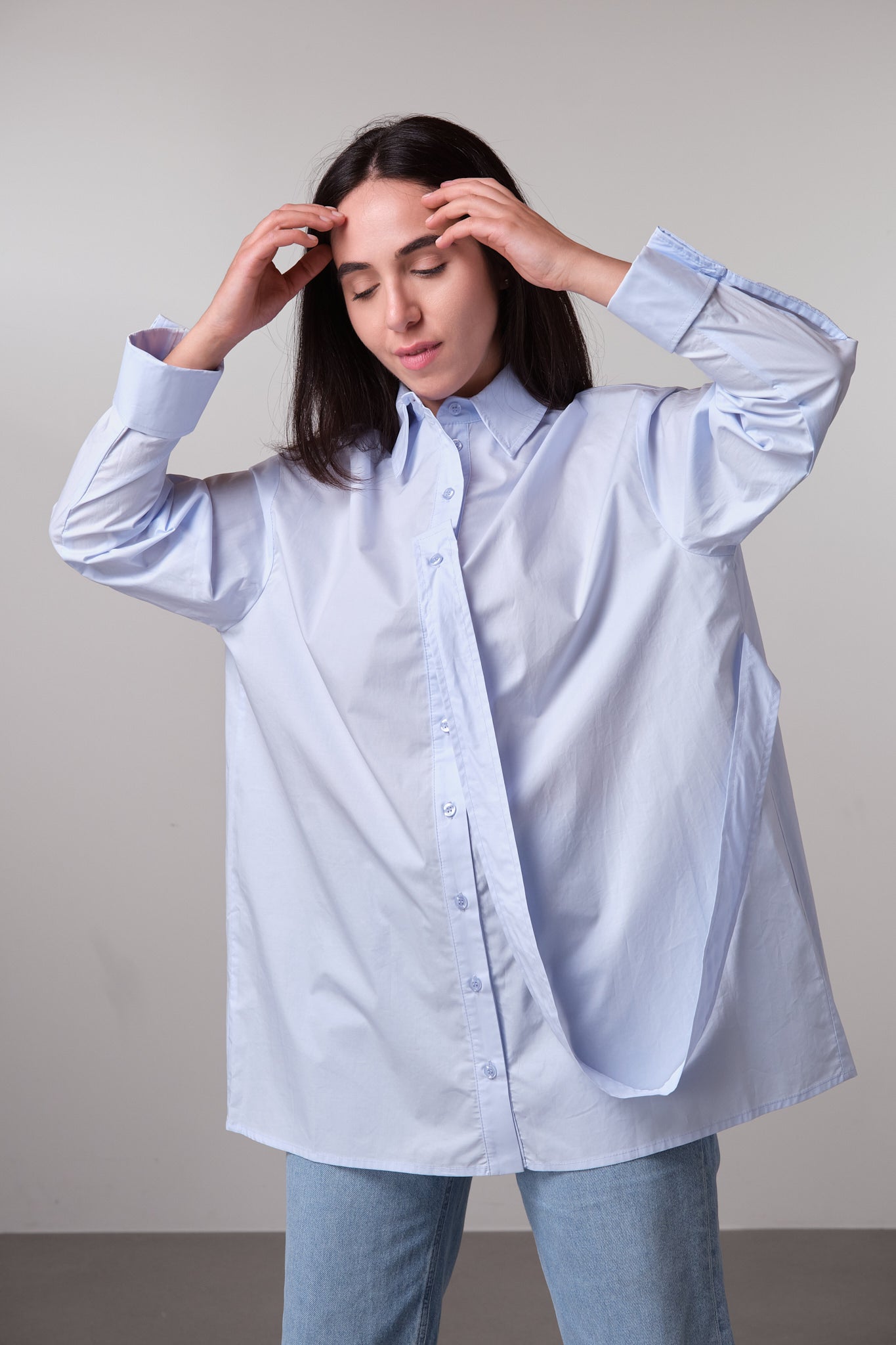 Light Blue Oversized Shirt
