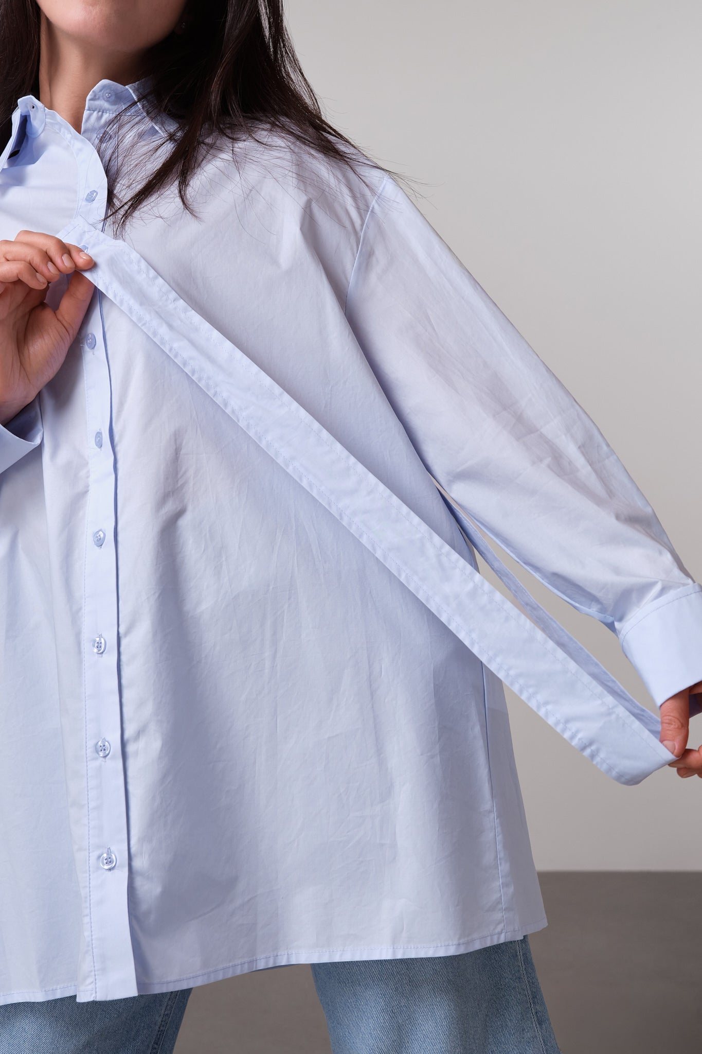Light Blue Oversized Shirt