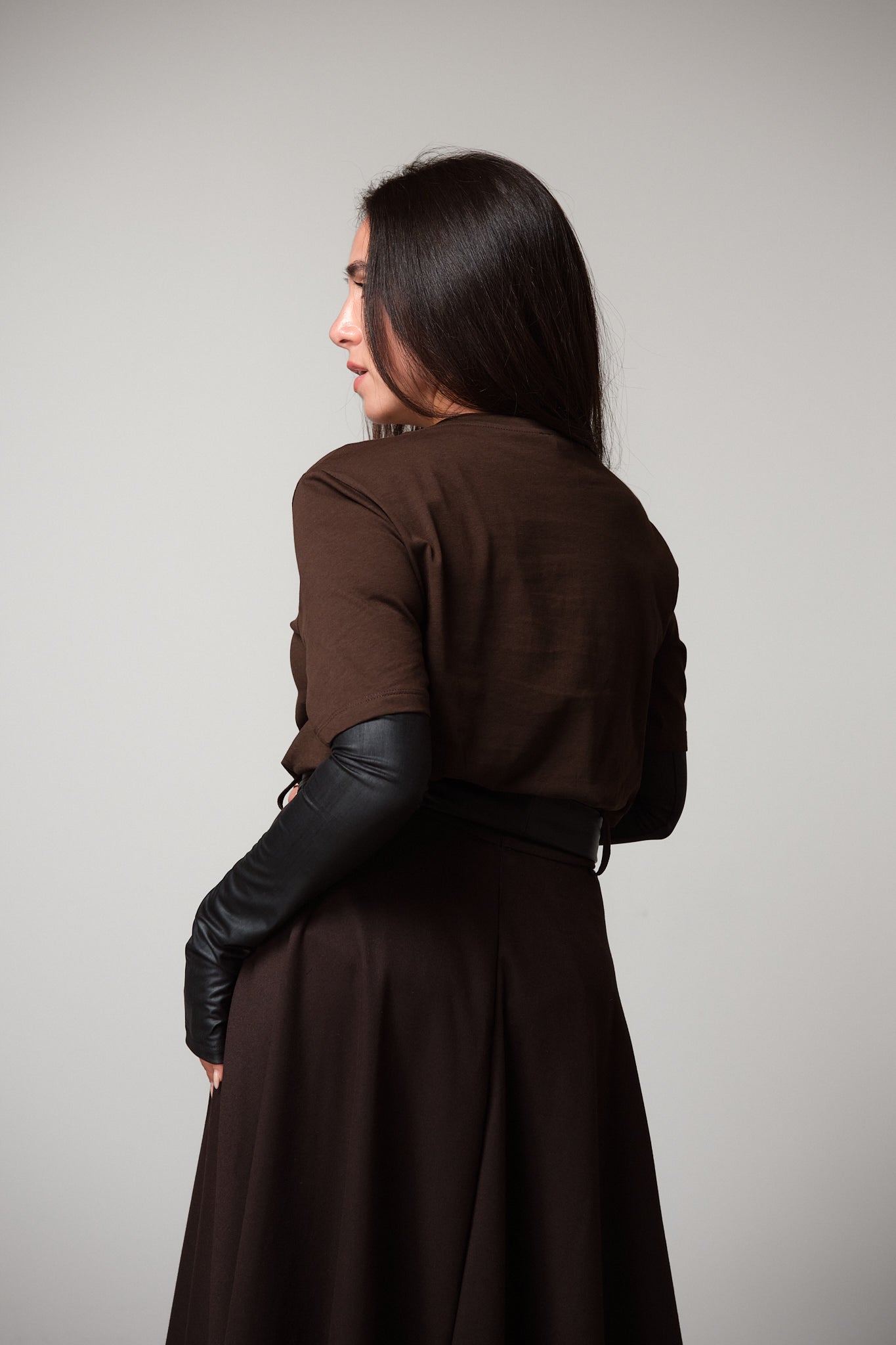 T-Shirt with Integrated Gloves