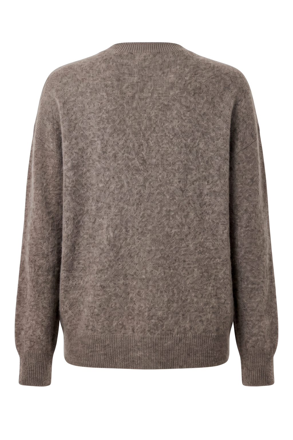 Luxe Wool, Silk & Cashmere Crew Neck Sweater