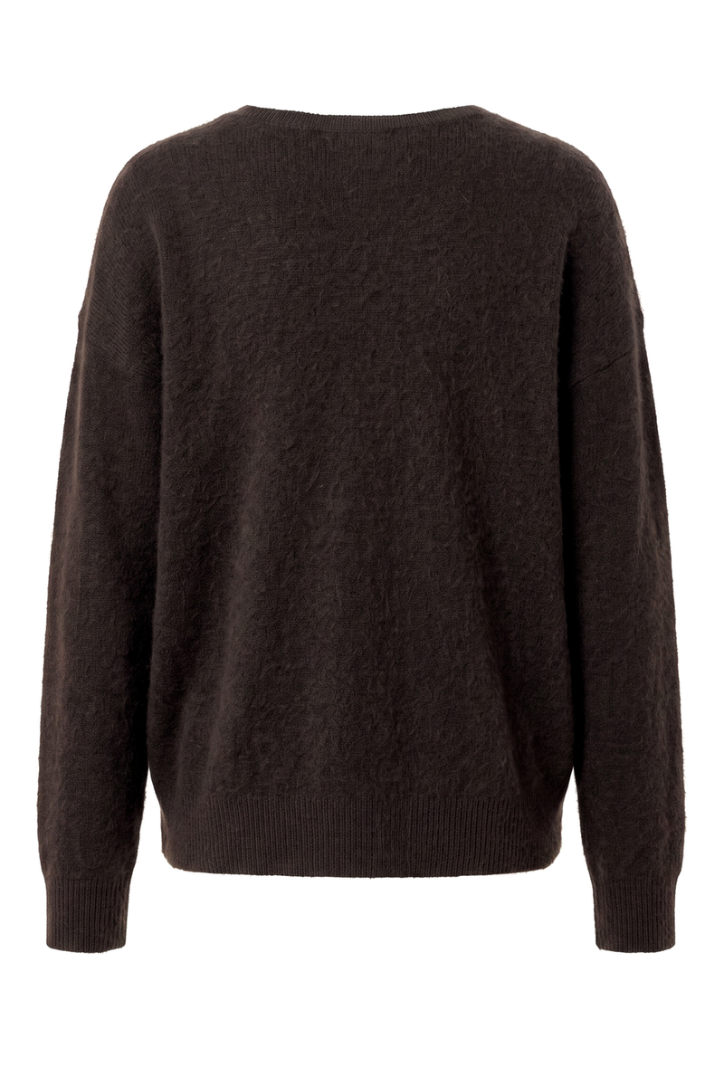 Luxe Wool, Silk & Cashmere V-Neck Sweater