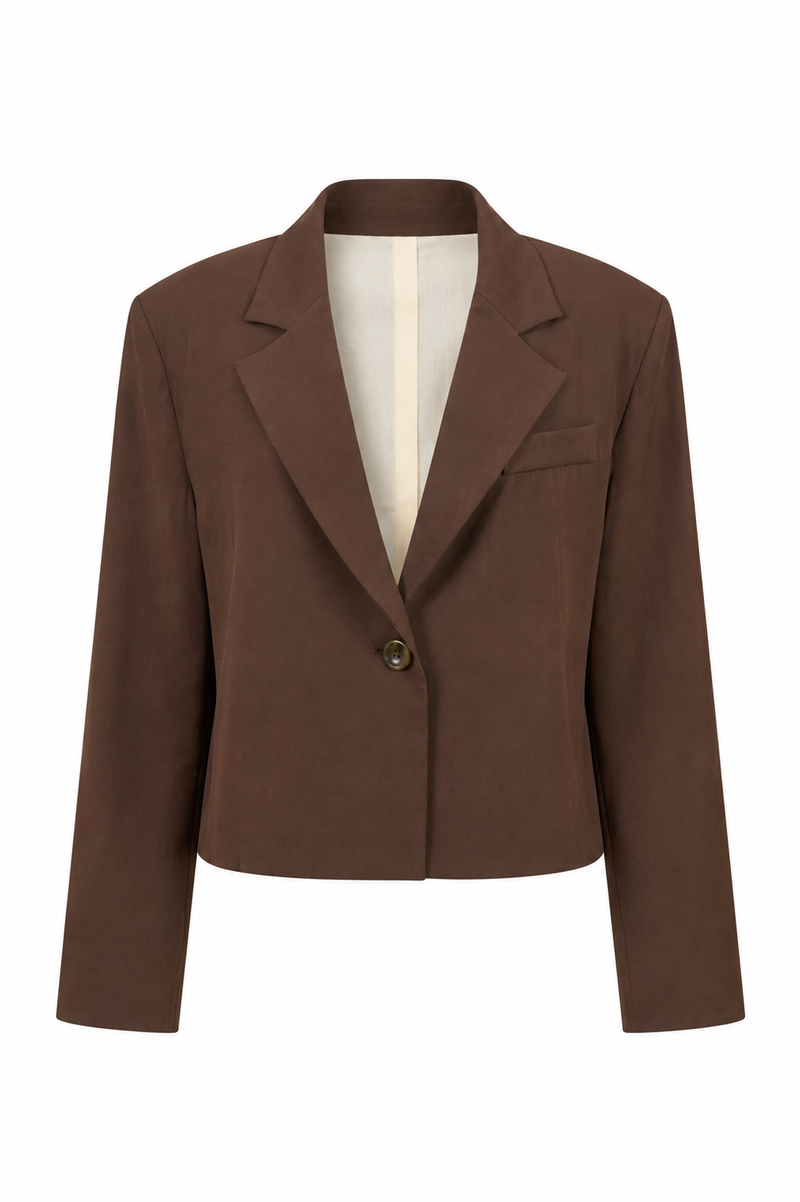 Cropped Oversized Blazer