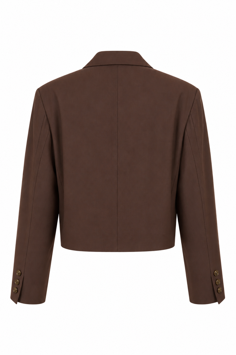 Cropped Oversized Blazer