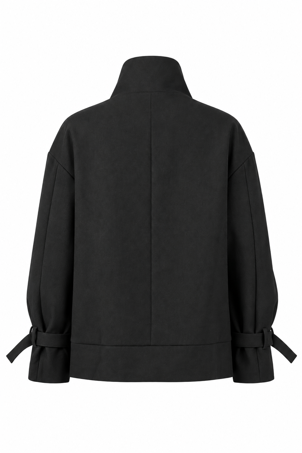 Oversized Snap-Button Jacket