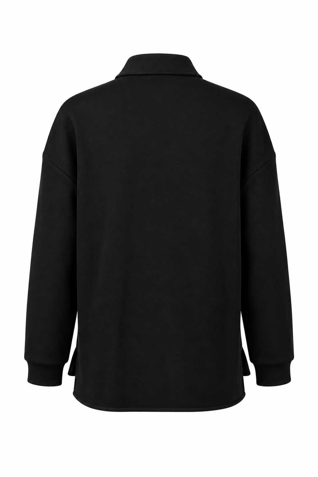 Oversized Button-Front Shirt-Jacket