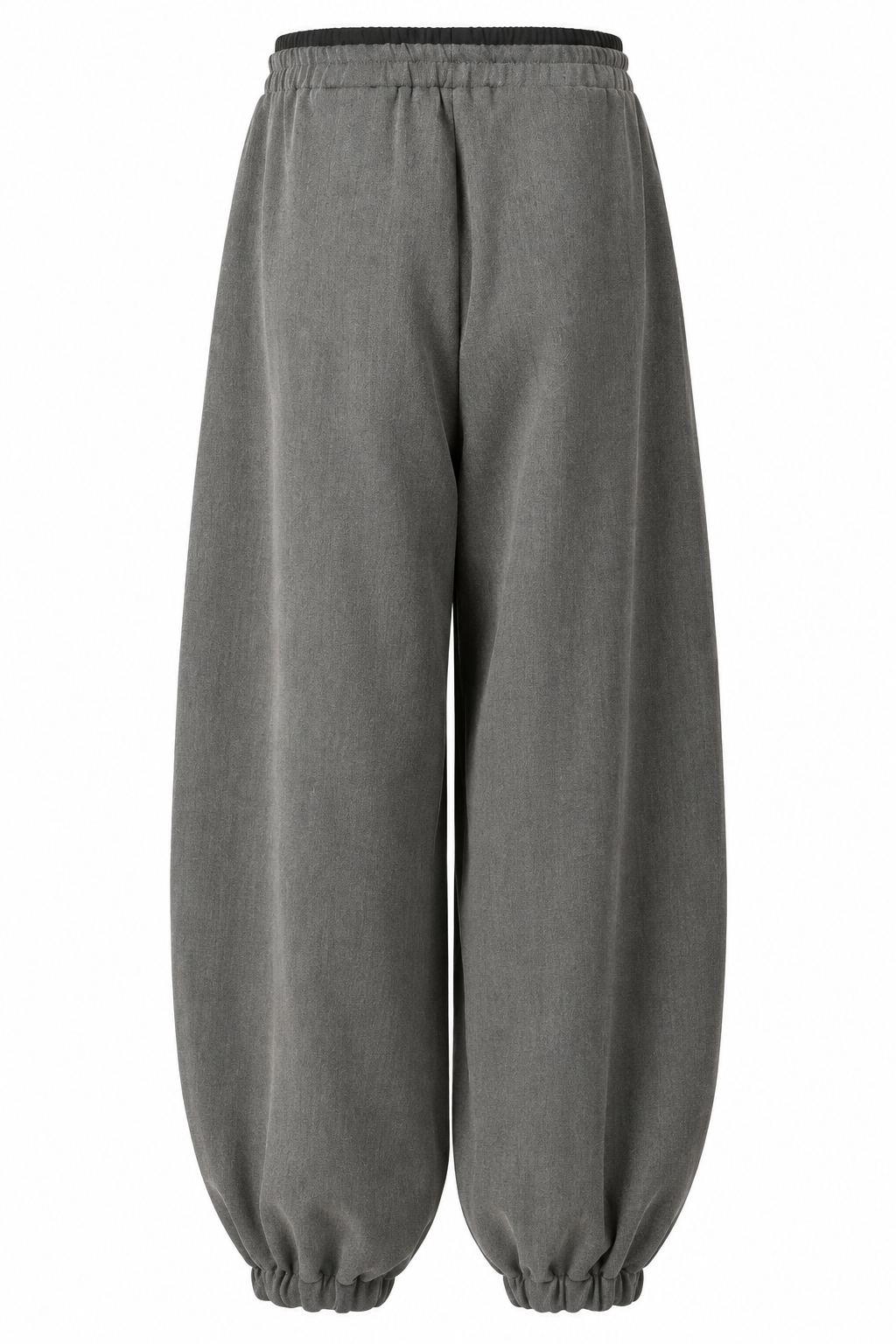 Elastic-Cuff Balloon Trousers