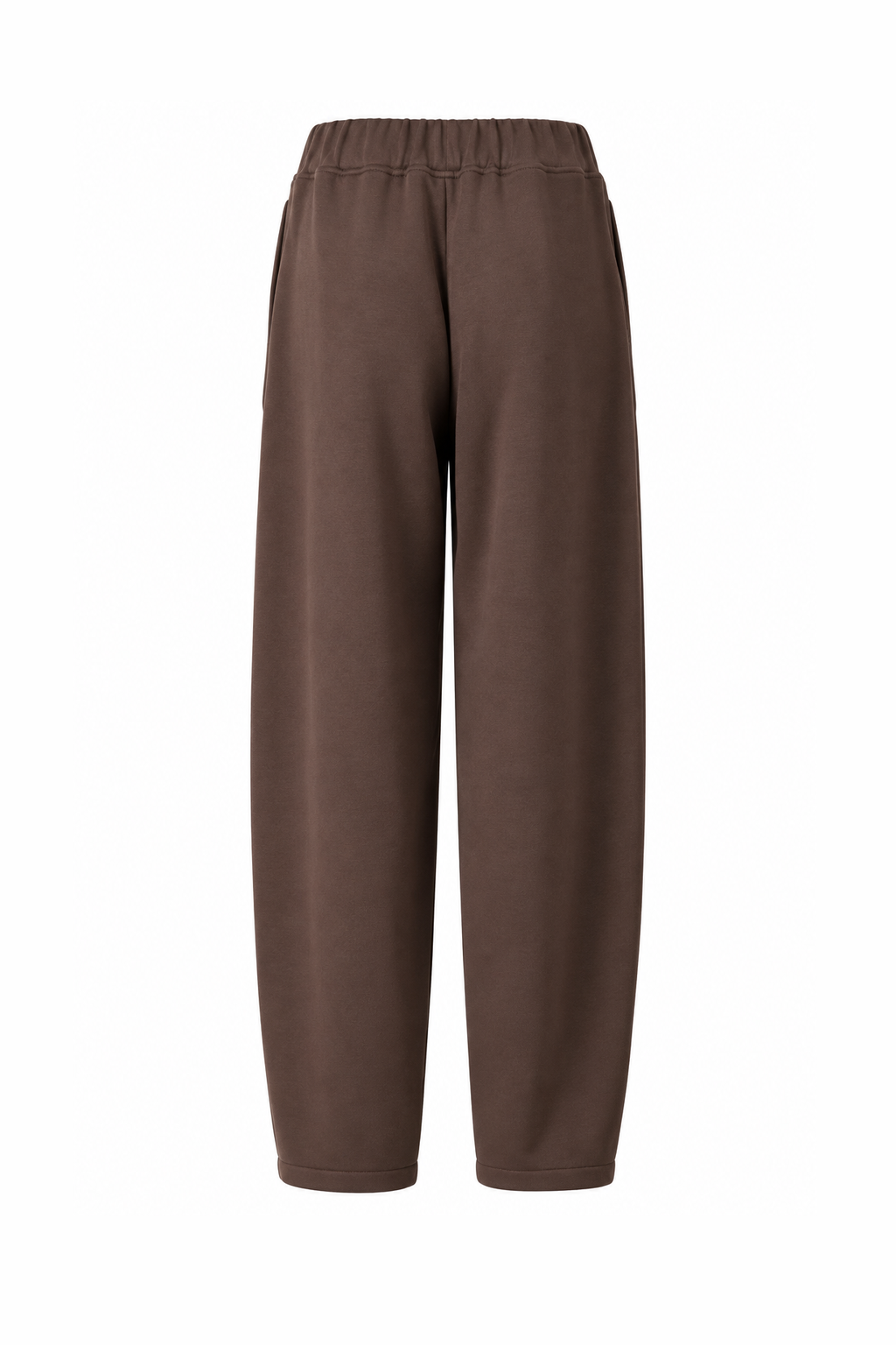 Barrel-Leg Cropped Trousers