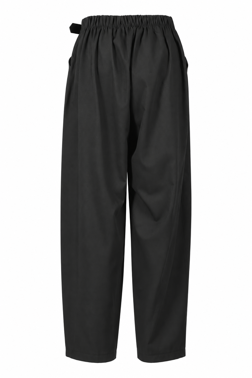 Wrap-Front Buckle Trousers