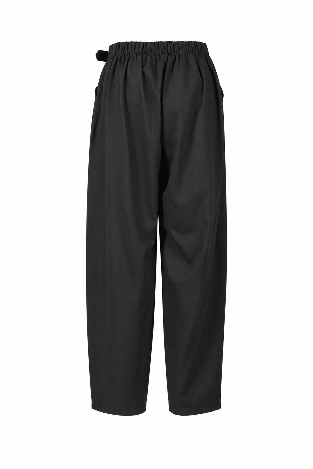 Wrap-Front Buckle Trousers