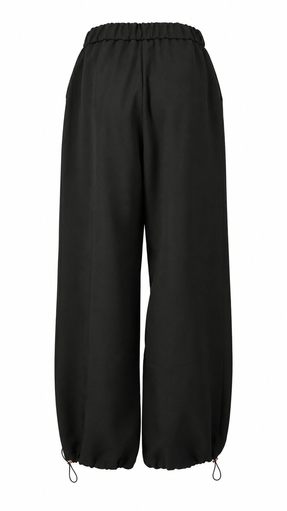 Drawstring-Cuff Balloon Trousers