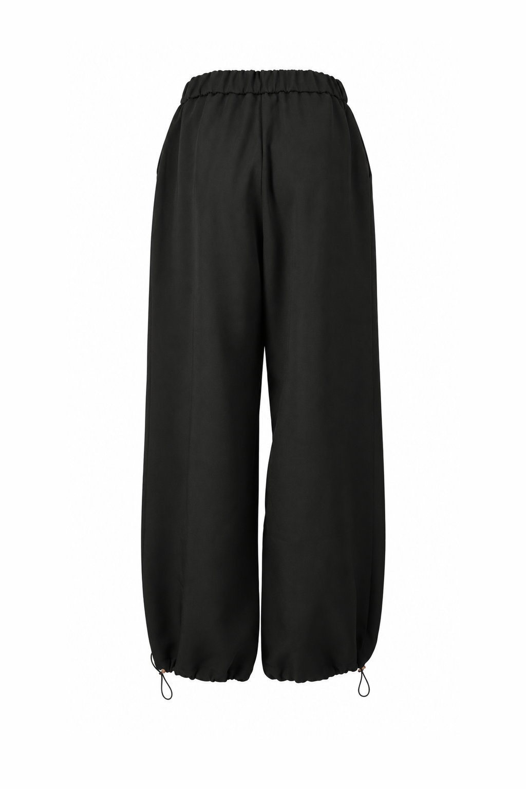 Drawstring-Cuff Balloon Trousers