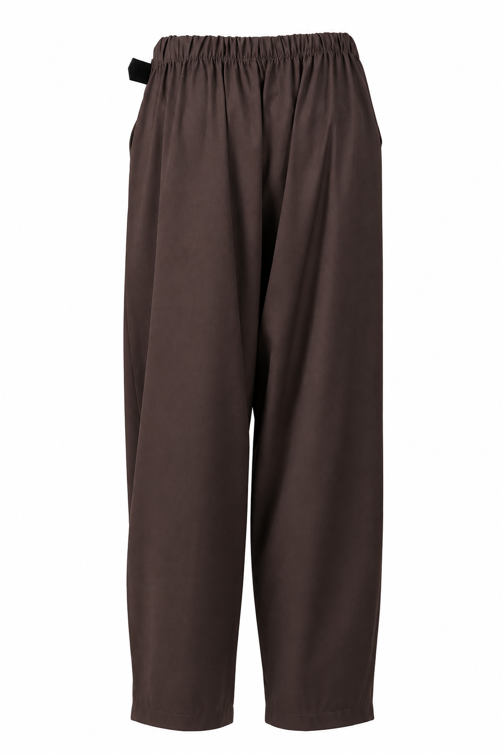 Wrap-Front Buckle Trousers