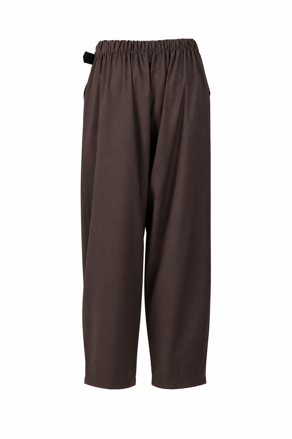 Wrap-Front Buckle Trousers
