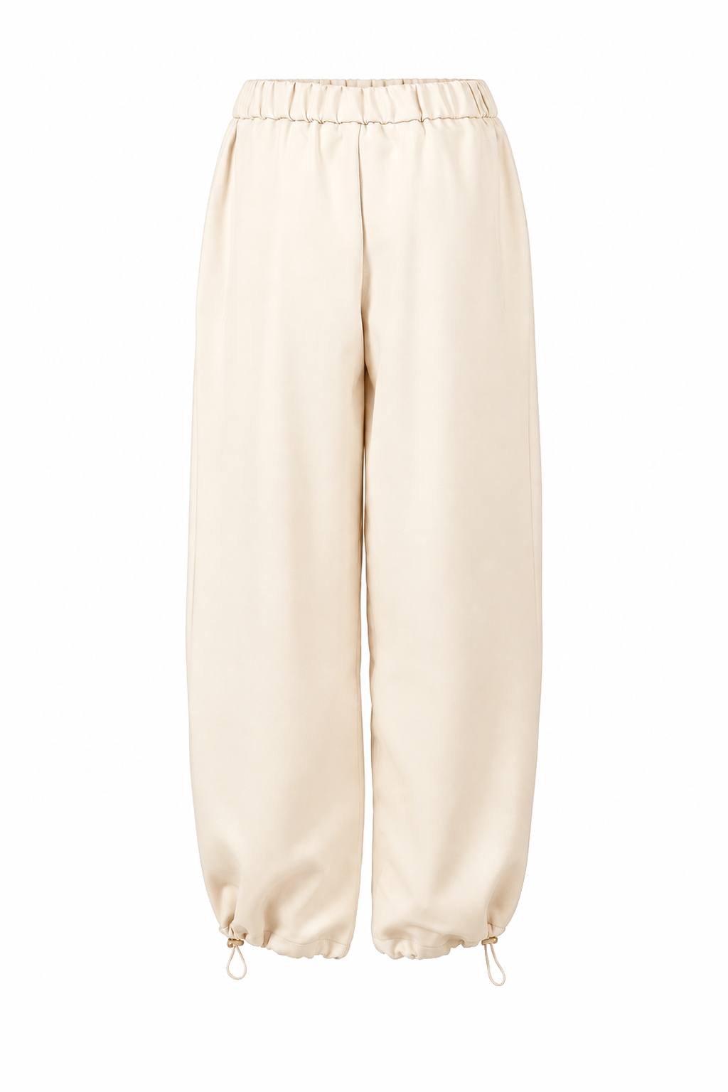 Drawstring-Cuff Balloon Trousers