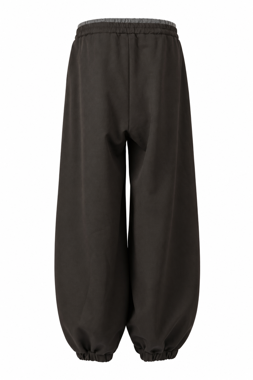 Elastic-Cuff Balloon Trousers
