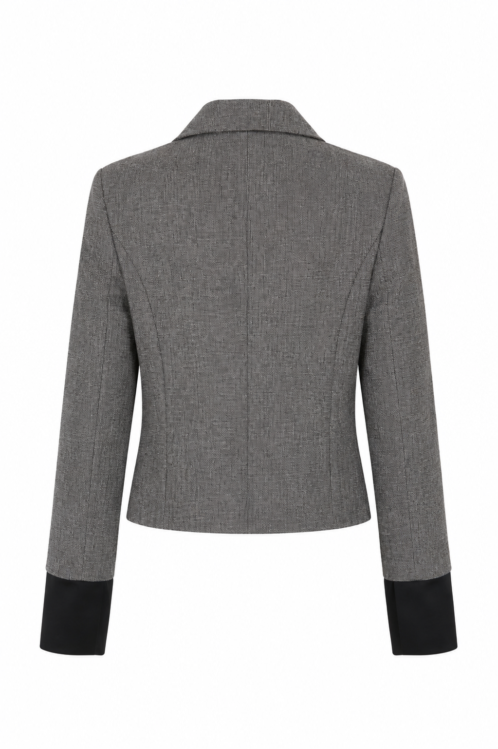 Boxy Blazer with Detachable Cuffs