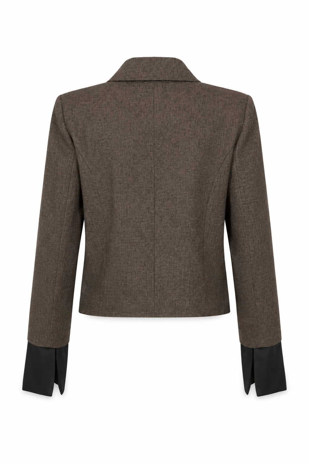Boxy Blazer with Detachable Cuffs